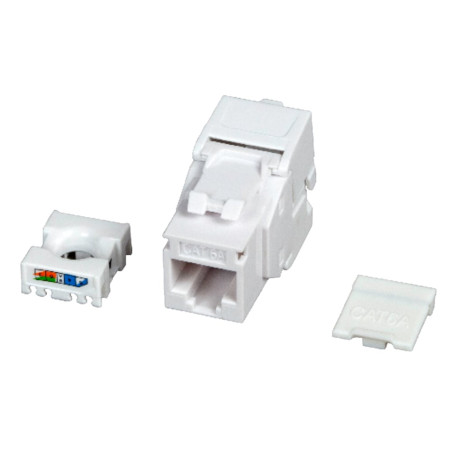 Frutto keystone oem cat.6a utp bianco