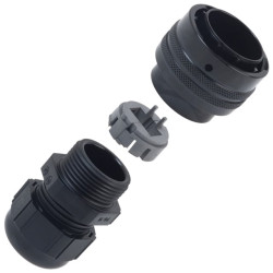 Connettore push pull plug axis rj45 idc-8 ip67 [5700-371]