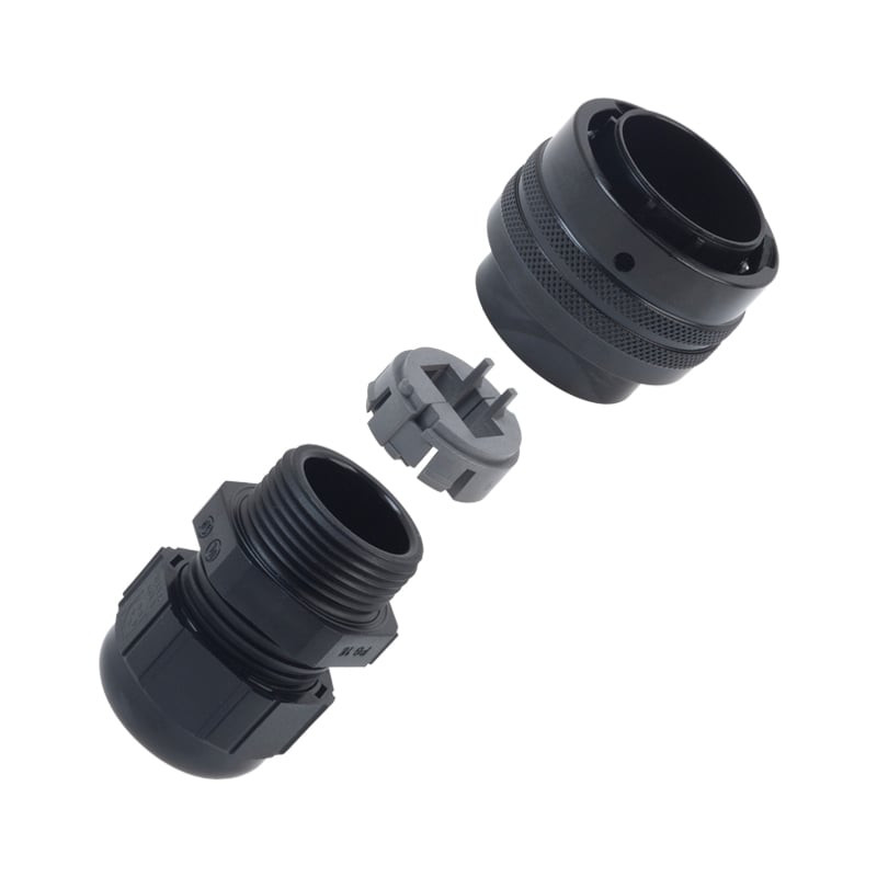 Connettore push pull plug axis rj45 idc-8 ip67 [5700-371]