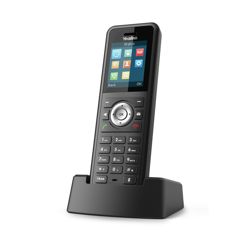 Ricevitore con base di ricarica yealink w59r ip67-sip dect ip