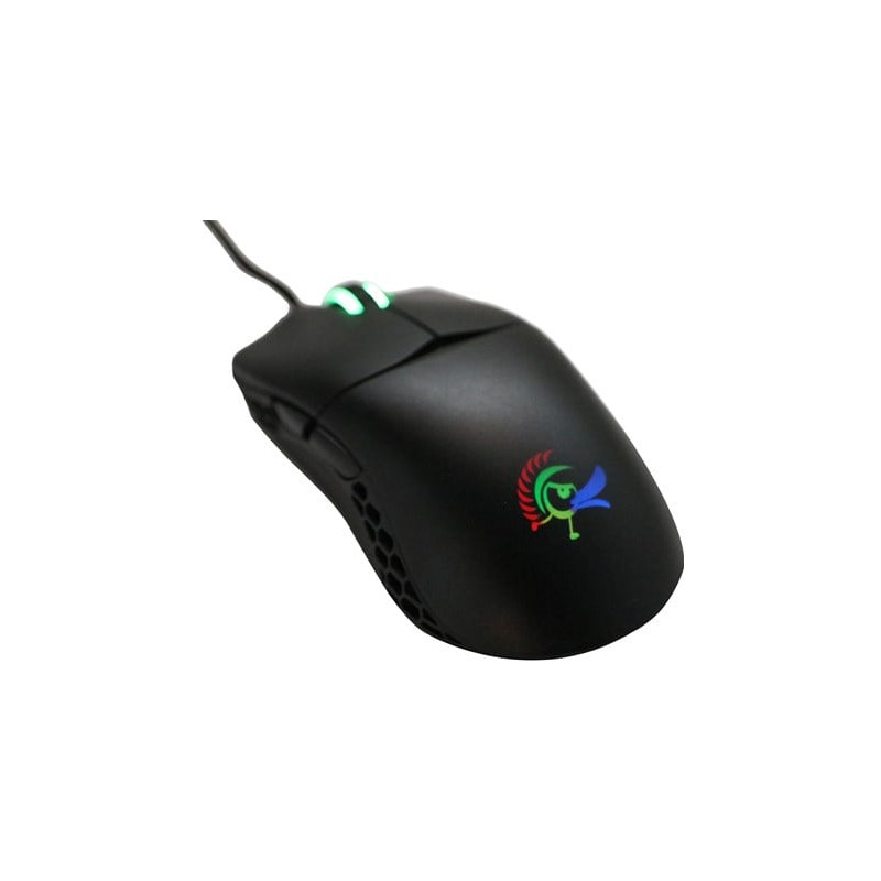 Mouse ducky feather argb nero [4710578298650d]