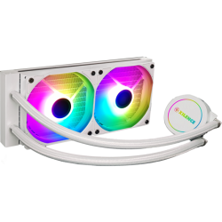 Dissipatore cpu a liquido xilence liqurizer lq240 bianco [xc974]