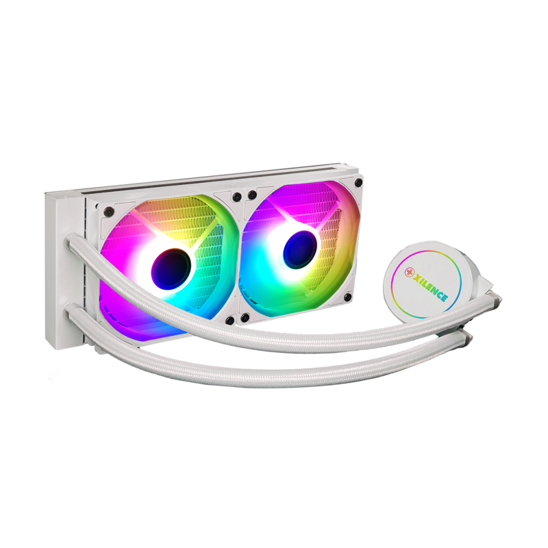 Dissipatore cpu a liquido xilence liqurizer lq240 bianco [xc974]