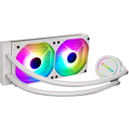 Dissipatore cpu a liquido xilence liqurizer lq240 bianco [xc974]