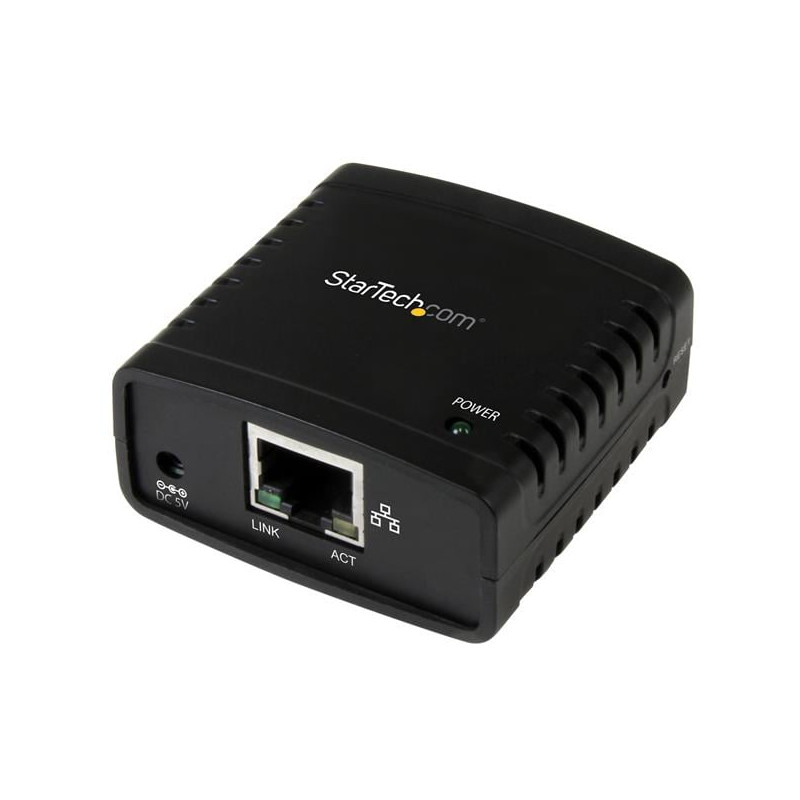 Server di rete startech per stampante ethernet 10/100mbps usb 2.0
