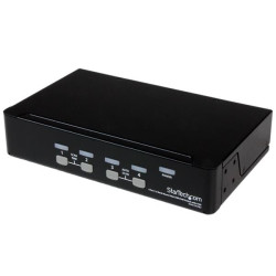 Switch kvm startech.com usb 4 porte montabile a rack 1u con osd1
