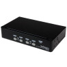 Switch kvm startech.com usb 4 porte montabile a rack 1u con osd1