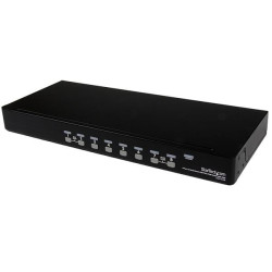 Switch kvm startech.com usb ps/2 a 8 porte montabile a rack 1u con