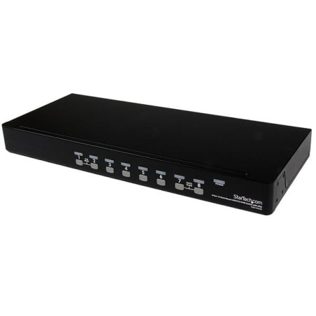 Switch kvm startech.com usb ps/2 a 8 porte montabile a rack 1u con