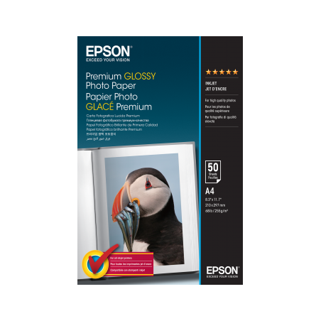 Carta fotografica lucida premium a4 50 fogli [c13s041624]