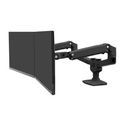 Supporto monitor ergotron lx dual side-by-side braccio per