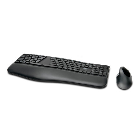 Set mouse e tastiera kensington pro fit ergo wireless italiana nero