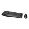 Set mouse e tastiera kensington pro fit ergo wireless italiana nero