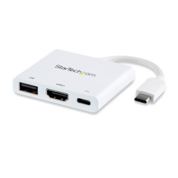 Dockingstation startech usb-c a hdmi bianco [cdp2hduacpw]
