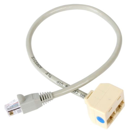 Cavo distributore startech rj45 1-2m [rj45splitter]