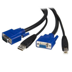 Cavo kvm startech usb/vga universale 2in1 3m [svusb2n1_10]