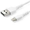Cavo startech usb lightning per ipad/iphone/ipod 1m bianco [rusbltmm1m]