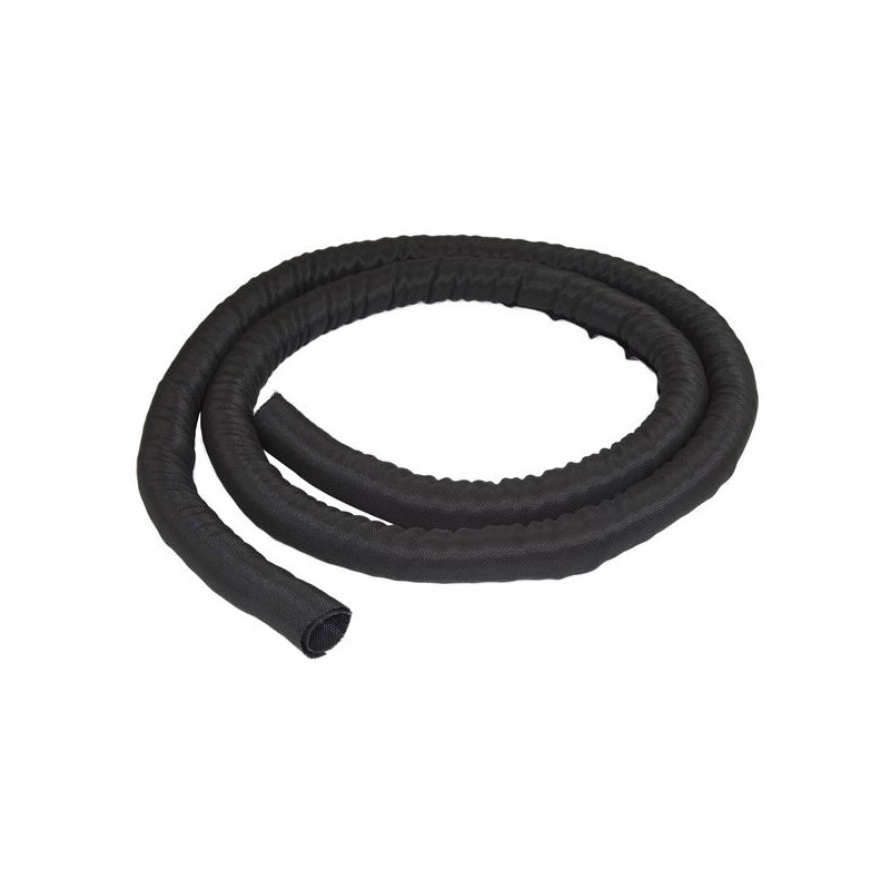 Guaina raccoglicavi startech per gestione di cavi 4.6m nero [wkstncm2]