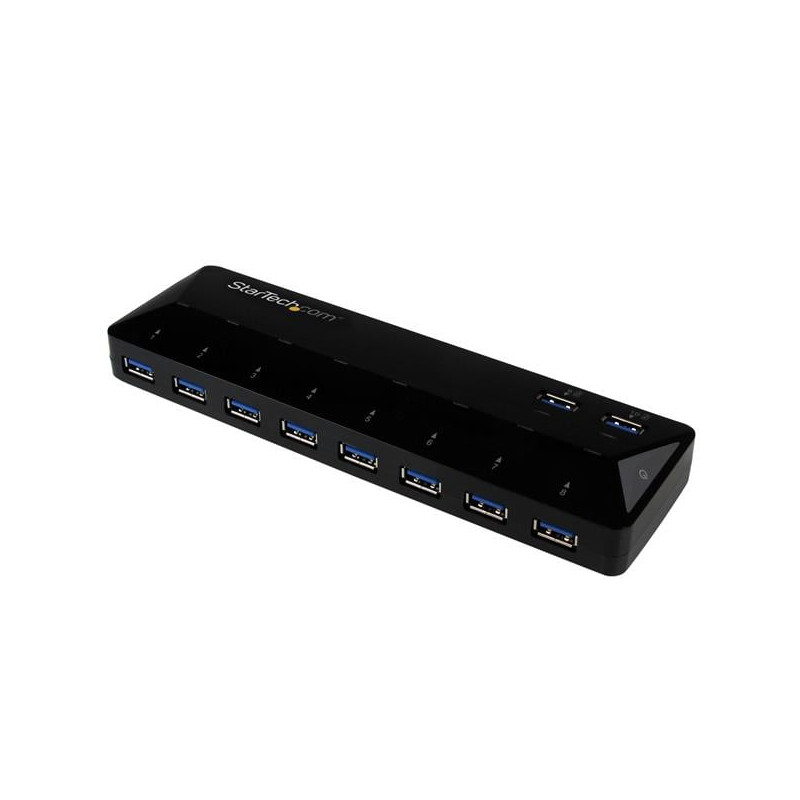 hub usb startech usb 3.0 a 10 porte di ricarica e sincronizzazione