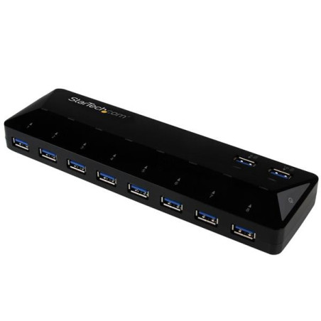hub usb startech usb 3.0 a 10 porte di ricarica e sincronizzazione