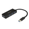 Hub usb startech usb 3.0 a 4 porte - mini hub usb con porta di