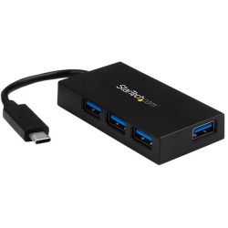 Hub usb startech usb 3.0 a 4 porte - perno e concentratore usb-c[hb30c4afs]