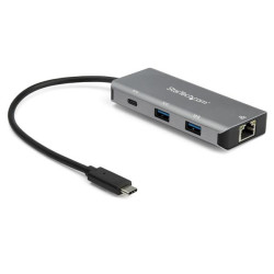 Hub usb startech usb-c con 3 porte lan [hb31c2a1cgb]