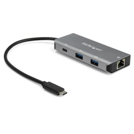 Hub usb startech usb-c con 3 porte lan [hb31c2a1cgb]