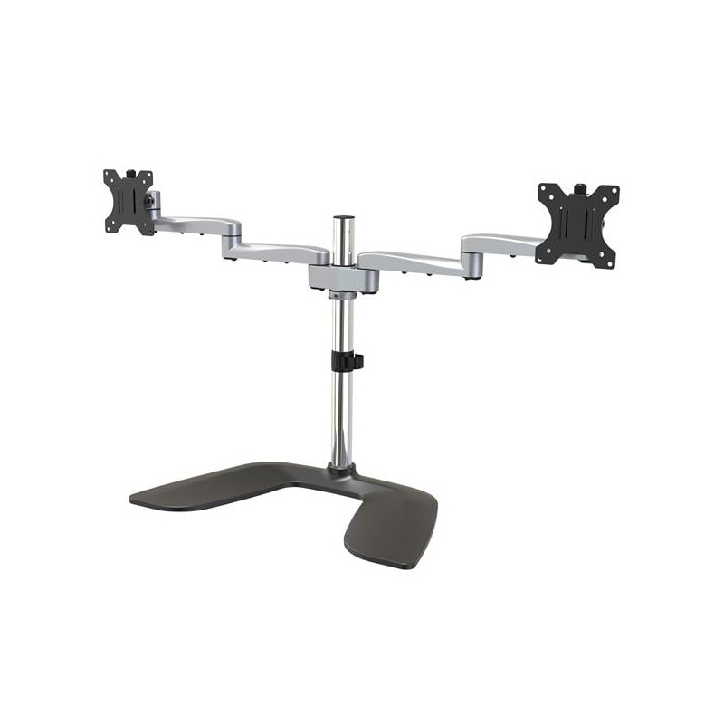 Supporto monitor startech.com regolabile in altezza acciaio e alluminio