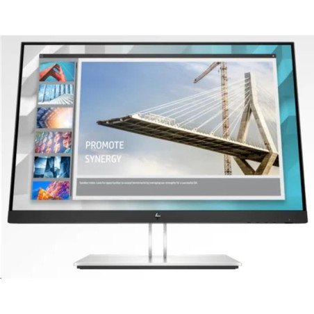 Monitor led 24" hp 9vj40aa wuxga 1920x1200p 5ms classe d argento/nero