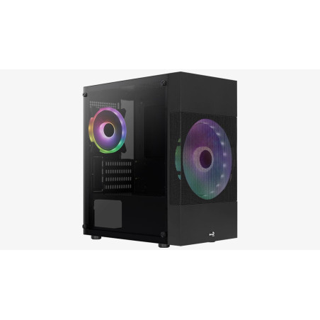 case aerocool atomic lite v2 midi-tower, rgb, vetro temperato
