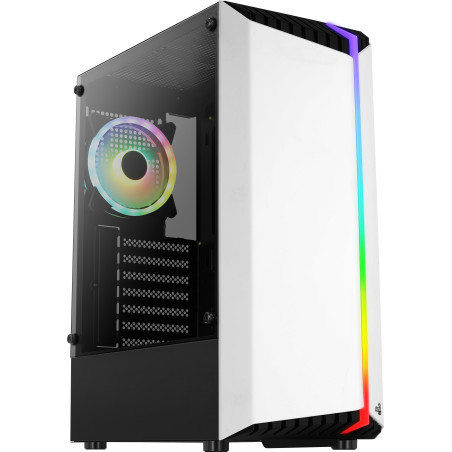 Case aerocool bionic v2 midi-tower rgb vetro temperato -