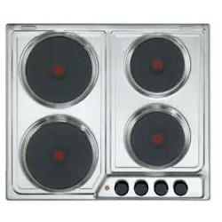 Piano cottura de longhi 60cm 4pe acciaio inossidabile [ffi46er]