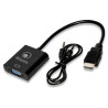 Adattatore video atlantis hdmi/vga 20cm [a04-hdmi_vga]