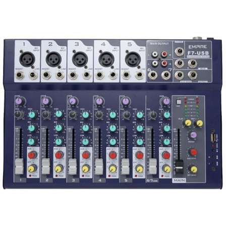 Mixer empire a 7 canali f7-usb [emsp.f7usb]