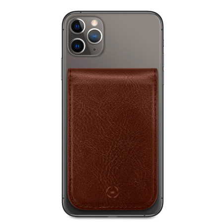 Custodia celly duomo card marrone [carddbr]