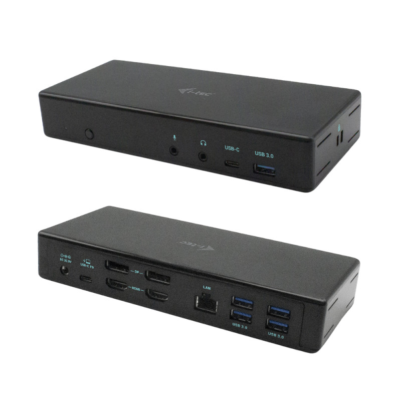 Docking station i-tec usb-c nero [c31quattrodockpdit]