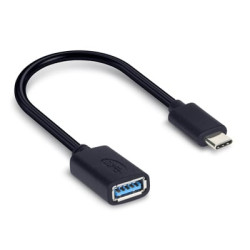 Adattatore usb hamlet tipo c al usb tipo a 3.0 f 20cm usb 3.0 [xadtc-u2a-mf02]