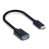 Adattatore usb hamlet tipo c al usb tipo a 3.0 f 20cm usb 3.0 [xadtc-u2a-mf02]