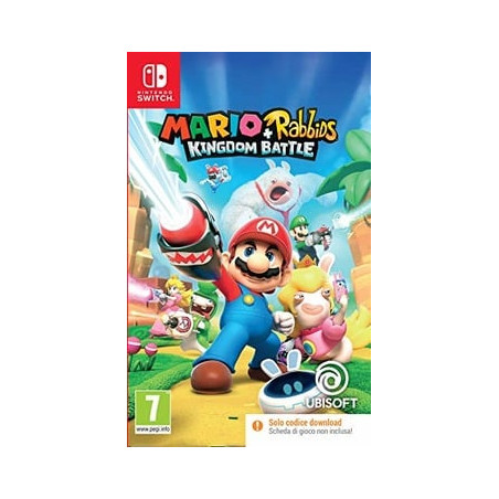 Videogioco nintendo switch ubisoft mario+rabbids kingdom battle [117262]
