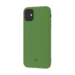 Custodia celly apple iphone 11 pro pelle verde [leaf1001gn]