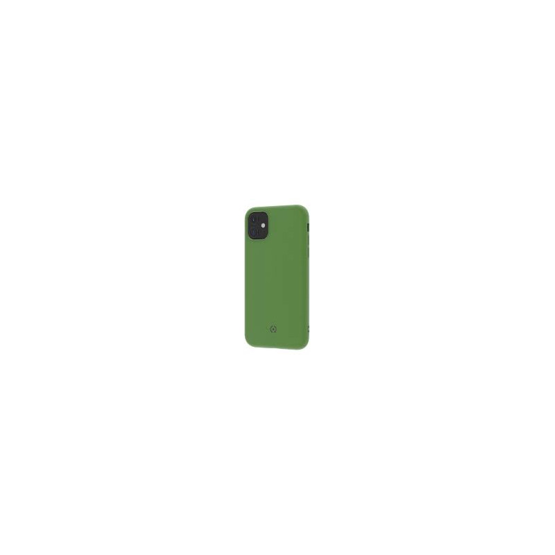 Custodia celly apple iphone 11 pro pelle verde [leaf1001gn]