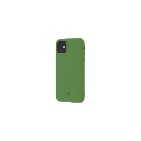 Custodia celly apple iphone 11 pro pelle verde [leaf1001gn]