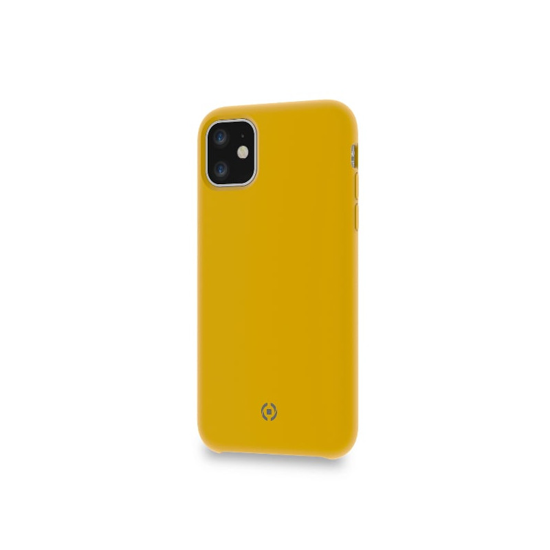 Custodia celly leaf iphone 11 giallo [leaf1001yl]