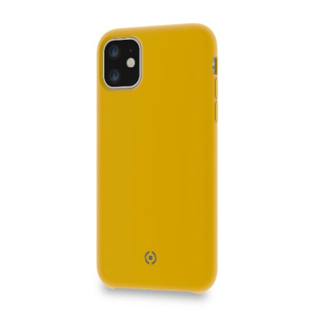 Custodia celly leaf iphone 11 giallo [leaf1001yl]