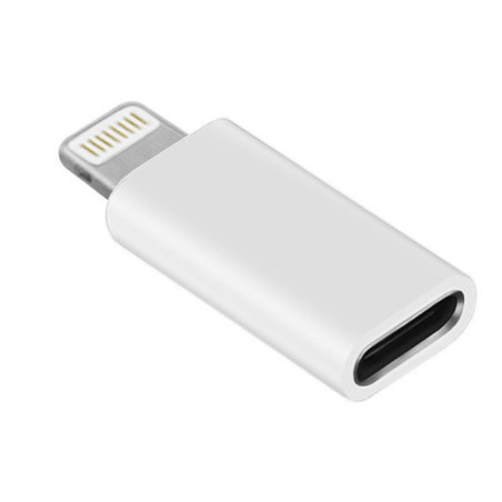 Adattatore sbox ricarica sincronizzazione lightning usb-c bianco