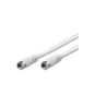 Cavo antenna satellitare nuova videosuono f-f 1.5m bianco