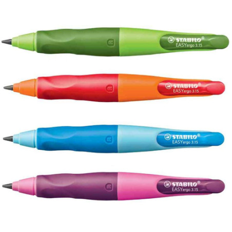 Portamine stabilo? easyergo 3,15mm rosa per destrorsi + affilamine