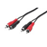 Cavo audio nuova videosuonospine rca maschio + 2 prese rca femmina
