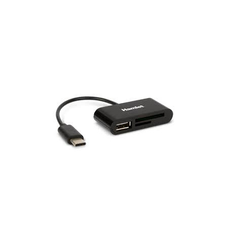 Card reader usb hamlet microsd usb-c dock [xzr100uc]